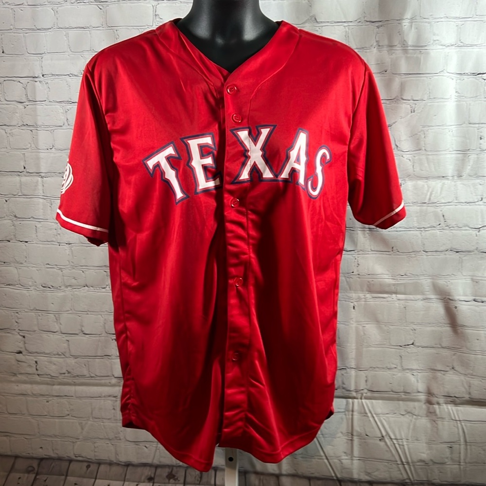 Texas Rangers Albertsons Dr. Pepper Promo Giveaway Darvish Jersey XL Red